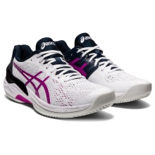 Asics Buty do siatkówki Sky Elite FF białe/winogrona damskie